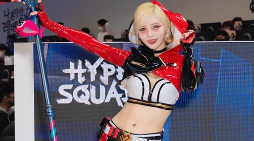 【G-STAR 2022】バトルロワイヤルゲーム『HypeSquad』カヤの公式コスプレイヤーがめっちゃ表情豊か【写真80枚】