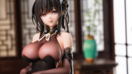 「アズールレーン」鎮海が黒いチャイナドレスを身にまとった姿でフィギュア化！