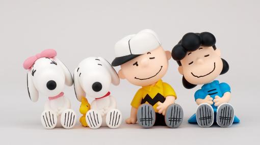 “肩ズンFig. PEANUTS 2”スヌーピーやベル、チャーリー、ルーシーがガチャで発売。肩にもたれかかるポーズで並べるとかわいい！