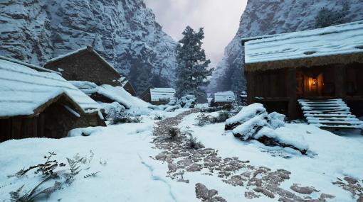 『Skyrim』の街をUnreal Engine 5で再現したユーザー現る。雪景色を最新エンジンが微細に描く