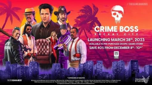 90年代のフロリダが舞台のクライムアクションゲーム『Crime Boss Rockay City』が2023年3月28日に発売決定