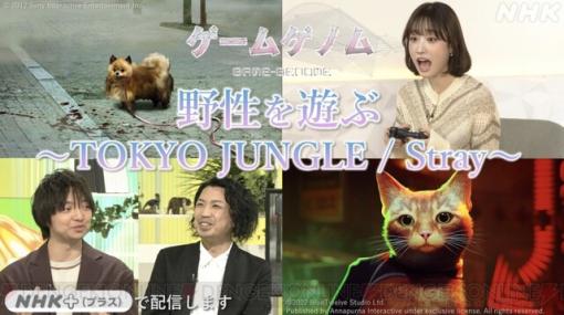 『ゲームゲノム』で『TOKYO JUNGLE』＆『Stray』特集が放送。動物になって物語を進める2作の魅力を深掘り
