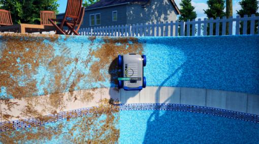 プール清掃シム『Pool Cleaning Simulator』トレイラー公開―高級住宅街、市営の掃除はもちろん動物駆除も