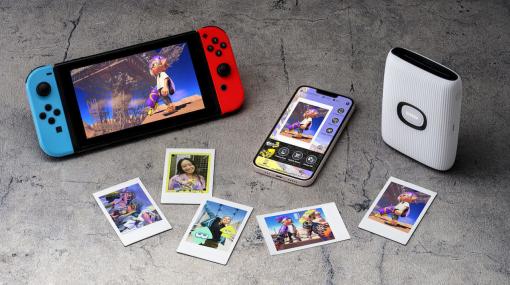 スイッチで撮影したスクショをチェキプリントできる「INSTAX mini Link for Nintendo Switch」の新バージョンが1月19日より配信。『スプラ3』『あつ森』『マリオ』のデコレーション機能も搭載