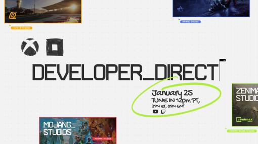 「The Elder Scrolls Online」や「Forza Motorsport」など，XboxとBethesdaタイトルを紹介する「Developer_Direct」，日本時間1月26日に配信