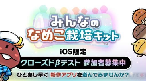 『みんなのなめこ栽培キット』クローズドβテスト開始