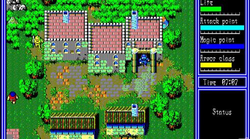 アクションRPG「ハイドライド3SV（PC-9801・Windows11対応版）」がプロジェクトEGGにて配信開始！