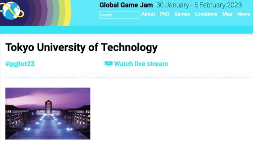 ゲーム開発のイベント「グローバルゲームジャム」（GGJ）に東京工科大学の学生達が参加