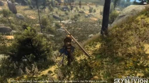 『スカイリム』で『オブリビオン』をリメイクする「Skyblivion」4時間超のプレイ映像公開！奇妙なやたら長い足が登場するハプニングも