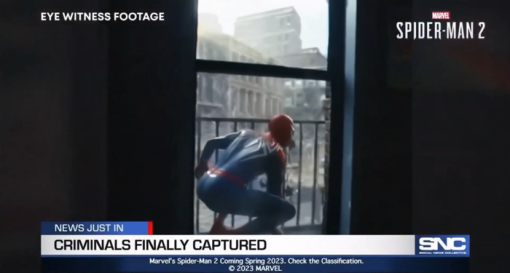 PS5『Marvel's Spider-Man 2（スパイダーマン2）』速報ニュース風のユニークなTVCMが公開！