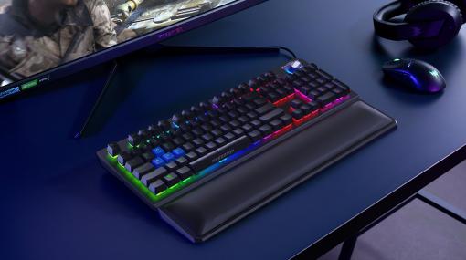 エイサー、ゲーミングキーボード「Predator Aethon 700」2月9日より販売開始青軸と赤軸をレバー1つで切り替えられる光学式ゲーミングキーボード