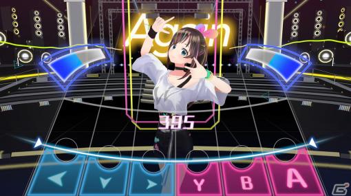 「Kizuna AI – Touch the Beat!」のSwitch版はタッチ操作とジャイロ操作に対応！直感的な操作でライブを楽しもう