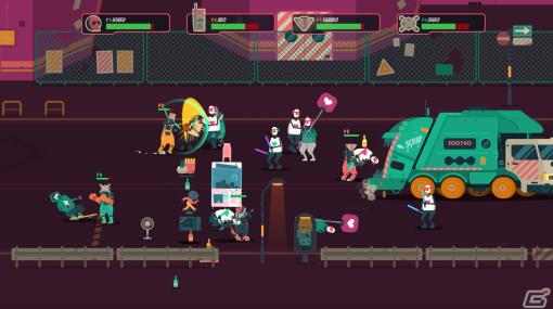 最大4人で遊べるゴミ回収パーティACT「PixelJunk Scrappers Deluxe」がPS5/PS4/Switchで2023年に配信！PC版とのクロスプレイに対応予定