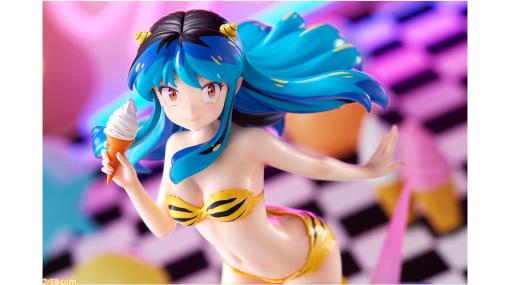 『うる星やつら』ラムちゃんのフィギュアが登場。ソフトクリーム片手に上目遣いの視線を送る表情がキュート