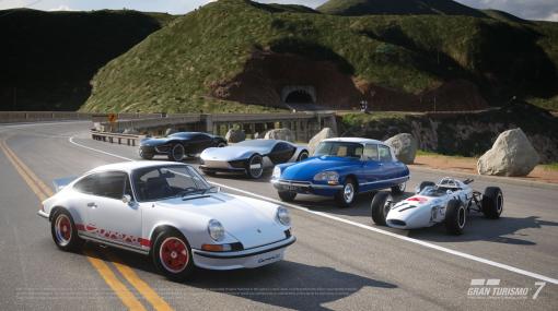 「グランツーリスモ7」，ホンダ RA272，ポルシェ 911 Carrera RSなど5台と，グランバレー・ハイウェイなどを追加。PS VR2にも完全対応