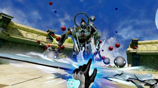 VRならではの直感操作でハイスピードな剣戟アクションや空中コンボを楽しめる。PS VR2対応版「ALTAIR BREAKER」本日配信