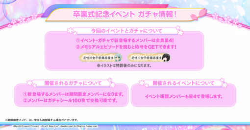 「バンドリ！ ガールズバンドパーティ！」，卒業式を記念したイベントを2月28日より開催