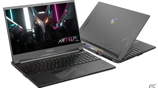 GIGABYTEから15.6型高性能ゲーミングノートPC「AORUS 15X」2モデルが発売！第13世代CoreプロセッサとGeForce RTX 4070を搭載