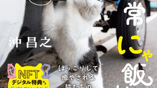 猫写真家・沖昌之氏の写真集「日常にゃ飯事」本日発売NFT特典「猫のデジタルアクリルスタンド」付き