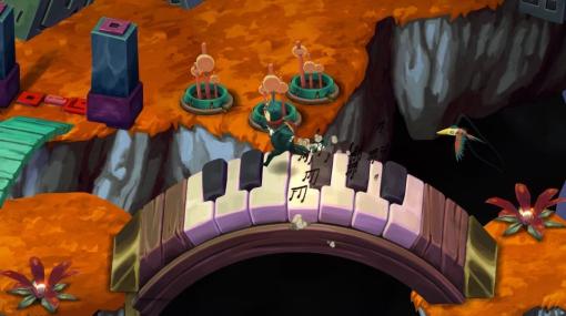 シュールなアートで描かれた心の世界に平穏と音楽を取り戻すアクションアドベンチャーゲーム『Figment 2: Creed Valley』が発売。Steam版はふたりでのリモート協力プレイに対応