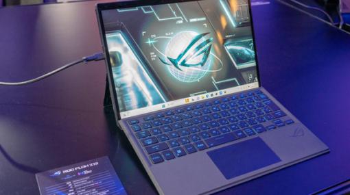 ASUS、ROG Flow Z13発表。第13世代Core i9にRTX 4060搭載の13.4型ゲーミングタブレット