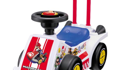 「マリカー」の乗用玩具「Let’s-a-Go! マリオカート はじめてレーシングDX」3月発売マリオのボイスやスーパースター音などが搭載