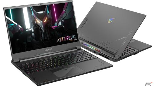 GIGABYTE、第13世代Core i9とGeForce RTX 4070を搭載した15.6型ゲーミングノートPC「AORUS 15X ASF-B3JP754JH」を発売