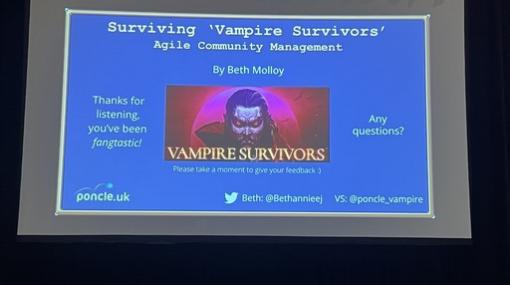 ［GDC 2023］「Vampire Survivors」の口コミはどのように広がっていったのか。コミュニティ・マネージャーがSNS活用で学んだ“シンプルだけど大事なこと”
