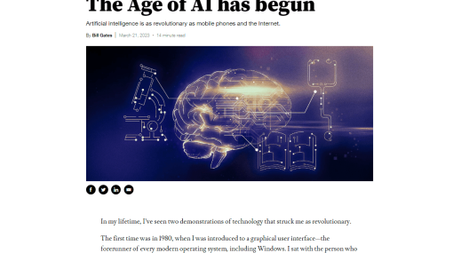 ビル・ゲイツ「AIの時代はじまった」。AdobeとGoogleとMicrosoftとNVIDIAがジェネレーティブAI（生成AI）で続々と発表、技術カンファレンス開催に合わせ