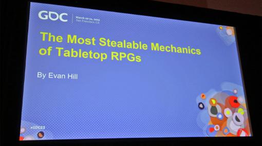 ［GDC 2023］より優れたPCゲームをデザインするために，TRPGから「盗む」べきものは何か？