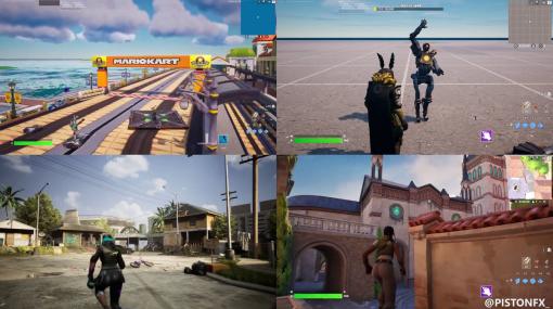 フォートナイトの新ツール「Unreal Editor for Fortnite」でマリオカートやマインクラフト、パスファインダーなど他ゲームを超クオリティで再現する猛者が続々登場