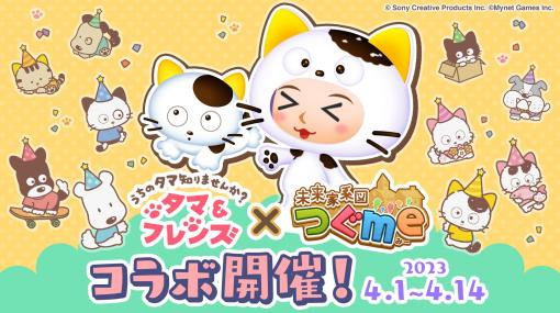 「未来家系図 つぐme」，「タマ＆フレンズ」とのコラボを4月1日から開催