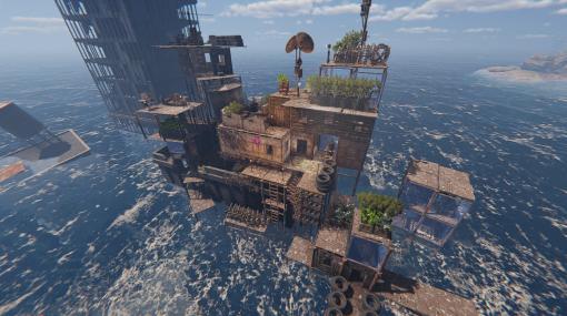 かつて栄えた水没世界で生き残るサバイバル『Sunkenland』の最新トレイラーが公開。超高層ビルなどが立ち並ぶ水中を探索し、時には拠点が海賊に襲われることも