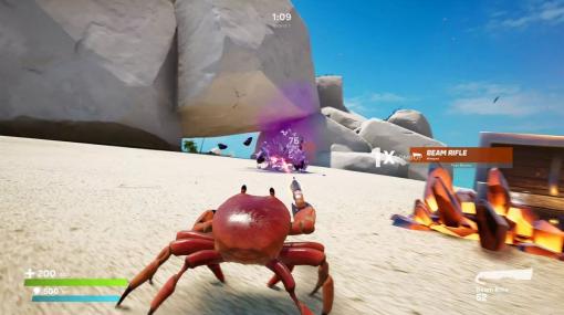 カニローグライクTPS『Crab Champions』Steamにて大好評スタートダッシュ。高品質なハイスピードカニアクション