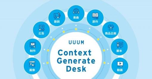 UUUM、ChatGPT・AI研究を推進する「Context Generate Desk」を創設　社員への「ChatGPT Plus」の月額利用料補助制度の段階的導入を開始