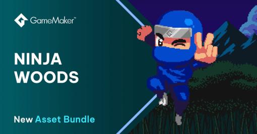 GameMaker向けアセットバンドル『Ninja Woods』、2023年4月中は無料でダウンロード可能