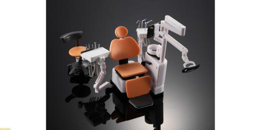 歯医者で誰もが座る『歯科チェア』がミニチュアフィギュア化。ガシャポンオンラインで4月30日まで発売