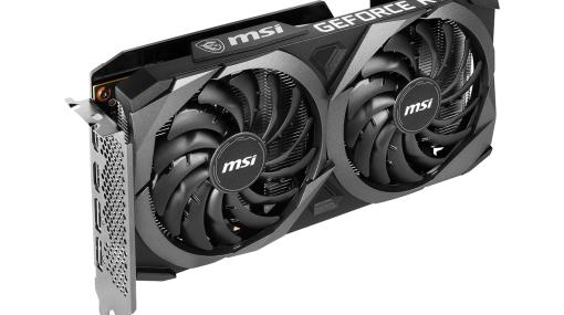 OC仕様のMSI製GeForce RTX 3050搭載カードが発売。価格は約4万円