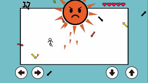 個人ゲーム開発者の葉っぱ丸、シンプル回避アクションゲームアプリ『神回避-はちゃめちゃアクション』をリリース