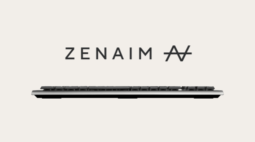 プロeスポーツチーム「ZETA DIVISION」の監修を受けたゲーミングキーボード「ZENAIM KEYBOARD」が発表。自動車部品の技術を応用した新ブランド・ゼンエイムから登場
