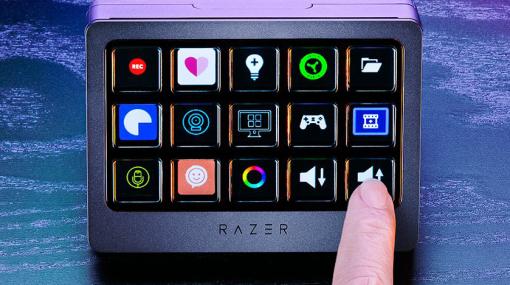 Razerが実況配信者向けの15ボタンキーパッド「Stream Controller X」を発表