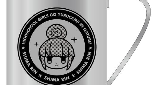 「ゆるキャン△」志摩リンの顔ロゴデザインの「ステンレスマグカップ Ver2.0」予約開始！