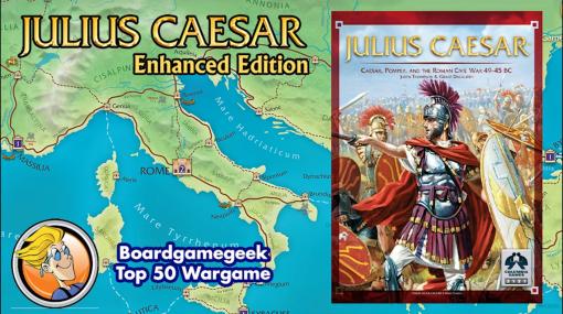 カエサルvsポンペイウスをブロックで表現したウォーゲーム「Julius Caesar Enhanced Edition」，クラウドファンディングを実施中