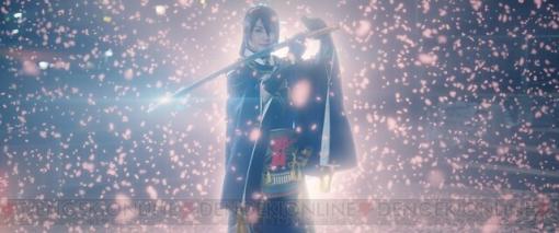 『映画刀剣乱舞 黎明』桜とともに舞い降りる三日月宗近が美しい。メイキング映像“桜吹雪・本丸編”公開