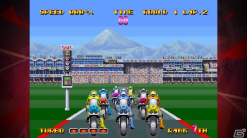 「ライディングヒーロー アケアカNEOGEO」がiOS/Androidでリリース！1990年にSNKから発売されたバイクレースゲーム