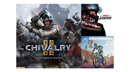 【PS Plus】5月のフリープレイに中世大規模戦闘アクション『Chivalry 2』が登場。『GRID LEGENDS』と『Descenders』もラインアップ