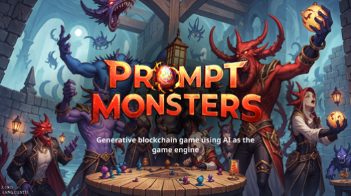 「Prompt Monsters」が5月1日にMCH Verse上で公開に。自動生成されたモンスターで戦うブロックチェーンゲーム