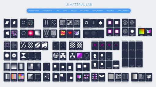 円形のプログレスバーや電光掲示板風UIも作れる！40のマテリアル関数使用例がわかるUE公式チュートリアル公開