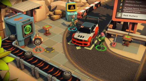 ピットクルーを操作して車を迅速にレースに戻せ！ Switch用ソフト「Speed Crew」，予約受付を開始