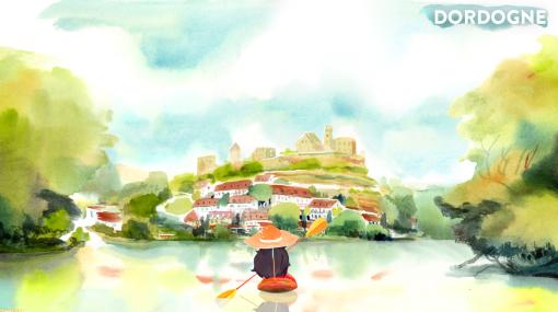 美しい水彩で描いたフランスを探検する『ドルドーニュ』6月13日に発売決定。なぜか忘れてしまった少女の思い出とは？